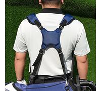 Big Teeth Golf Cart Bag Straps Replacement Shoulder Padded Comfortable Nylon Adjustable Universal Blue 4 Hooks