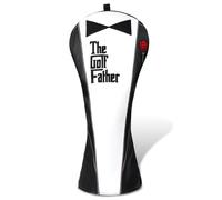 Big Teeth Golf Headcovers Black Golf Father Golf Head Covers, 460cc Driver Head Covers for Golf Clubs, Golf Headcovers Fairway Woods and Hybrid Fit Taylormade Callaway W/ # Tags (Driver Headcover)