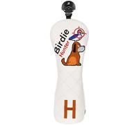Big Teeth Golf Hybrid Head Covers Golden Retriever,Golf Hybrid Head Covers Golf Club Head Covers for Hybrids & Rescue Clubs Birdie Hunting