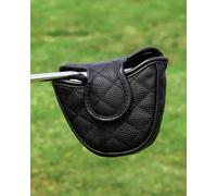 Big Teeth Golf Putter Cover Diamond Shape Lychee Pattern Magnetic Mallet Putter Cover for Scotty Cameron Taylormade Odyssey Pure White and Black for The Tastefully Discreet