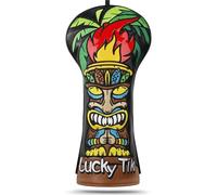 Big Teeth Hawaiian Tiki Totem Golf Headcovers, 460cc Driver Head Covers for Golf Clubs, Golf Head Covers for Dr Club (Black)