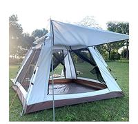 Big Tent 4 People Double Doors and Four Windows,Pop Open in Three Seconds Waterproof for Tents Sturdy and Practical Big Tent for Camping Hello