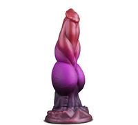 Big Thick Double Knot Dog Dildo - Alien Fantasy Animal Phallus Monster Anal Toy, Thick Butt Plug for Women & Men