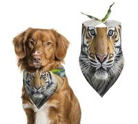 Big TigerPet Scarf Dog Bandana for Small Medium Large Exquisite Unique Cat Dogs Kerchief Premium Fabric Cute Triangle Cat Dogs Bibs Scarf