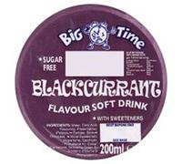 Big Time Cup Drink Blackcurrant (24x200ml)