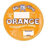 Big Time Cup Drink Orange (24x200ml)
