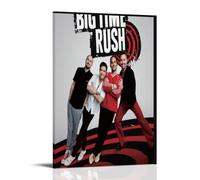 Big Time RushArt Decoration Painting Waterproof And Stain Resistant, Living Room Study Coffee Shop Wall Painting Free Installation Easy to Clean Preferred Gift Giving OptionFrame-style08x12inch(20x30c