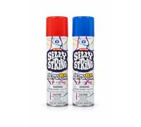 Big Time The Original Silly String! Silly String 2 pack, Assorted Colors, 3 oz Large Can - The Only Real Party in a Can! Be Silly! Shoots over 15ft!