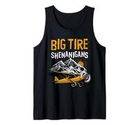 Big Tire Shenanigans STOL Airplane Backcountry Bush Pilot Tank Top