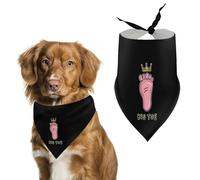 Big Toe King1 Cute Dog Bandana Triangle Adjustable Washable