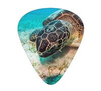 Big tortoise Guitar Picks with Organizer Storage Box Guitar Plectrums 12PCS 3 Thickness Thin Medium Heavy 0.46 0.71 0.96mm Guitar Picks For Acoustic Electric or Bass Guitars