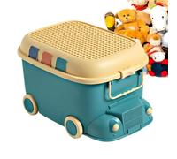 Big Toy Box Funny Car Shaped Organizer Bin with Wheels