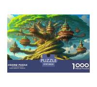 Big Tree House 1000 Piece Nature Jigsaw Puzzles for Adults And Kids Family Puzzle Educational Games 1000 Pieces Stress Reliever Birthday Gifts 38x26cm/1000pcs