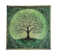 Big Tree Pattern Tarot Tablecloth Divination Card Table Cloth Tapestry Astrology Wicca Deck Decor Altar Tarot Card