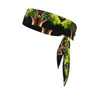 Big Tree Sweat-Absorbing Sports Headband, Unisex Sports Headband, Suitable for Outdoor Travel and Various Sports.