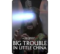 Big Trouble in Little China (1986) Movie Poster Movie Vintage Tin Poster Metal Tin Sign Art Plaque Sign For Bar Restaurant Garage Cafe Wall Decor 8 x 12 Inch