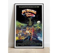 Big Trouble In Little China Film Movie Promo : A Huge 36"x24" Poster Print Similar (Slightly Larger) to A1 Size : Vintage Retro Reproduction