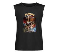 Big Trouble in Little China Movie John Carpenter Vest Tank T-Shirt Graphic Mens Black Top Unisex Sleeveless Tee M