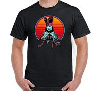 Big Trouble in Little China T-Shirt Lo Pan 80'S Movie Funny Mens Tee Top Size L Black