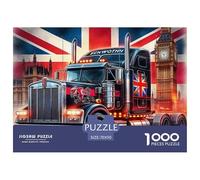 Big Truck, 1000-piece Jigsaw, Calming Yet Stimulating Indoor Activity, Perfect for Keepsakes Or Gallery Walls, Suitable for Ages 8+, 70x50cm/1000pcs