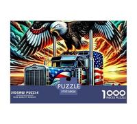 Big Truck 1000 Piece Jigsaw Puzzle for Adults And Kids - Monster Truck Includes Whimsies, Premium Quality, Family Activity 38x26cm/1000pcs