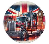 Big Truck 1000 Piece Jigsaw Puzzle For Adults Challenging Game Stress Relief Puzzle Exercise The Memory of The Brain for Men, Women, Elders, Seniors 1000pcs (67.5x67.5cm)