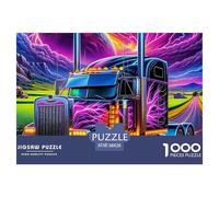 Big Truck 1000 Piece Jigsaw Puzzle For Adults Educational Games Stress Relief Puzzle Cultivate The Spirit of Teamwork for Adults And Kids, Age 12 Years Up 38x26cm/1000pcs