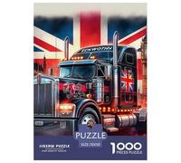 Big Truck 1000 Piece Jigsaw Puzzle For Adults Educational Games Stress Relief Puzzle Cultivate The Spirit of Teamwork for Men, Women, Elders, Seniors 70x50cm/1000pcs
