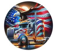 Big Truck 1000 Piece Jigsaw Puzzle For Adults Educational Games Stress Relief Puzzle Exercise The Memory of The Brain for Family Decorations 1000pcs (67.5x67.5cm)