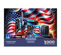 Big Truck 1000 Piece Jigsaw Puzzle For Adults Educational Games Stress Relief Puzzle Exercise The Memory of The Brain for Men, Women, Elders, Seniors 70x50cm/1000pcs