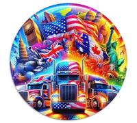 Big Truck 1000 Piece Jigsaw Puzzle For Adults Educational Games Stress Relief Puzzle Exercise The Memory of The Brain For Adults Gifts 1000pcs (67.5x67.5cm)