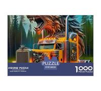 Big Truck 1000 Piece Jigsaw Puzzle For Adults Educational Games Stress Relief Puzzle Exercise The Memory of The Brain for Family Decorations 38x26cm/1000pcs