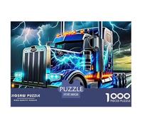Big Truck 1000 Piece Jigsaw Puzzle For Adults Family Challenge Toys Stress Relief Puzzle Exercise The Memory of The Brain For Adults Gifts 38x26cm/1000pcs