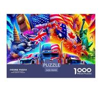 Big Truck 1000 Piece Jigsaw Puzzle For Adults Family Challenge Toys Stress Relief Puzzle Exercise The Memory of The Brain for Family Decorations 70x50cm/1000pcs