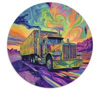 Big Truck 1000 Piece Jigsaw Puzzle for Adults Fantasy Style Colourful Jigsaws Educational Games Great Gift 1000pcs (67.5x67.5cm)