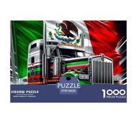 Big Truck 1000 Piece Jigsaw Puzzle - For Adults - Monster Truck Includes Whimsies, Unique, Family Activity 38x26cm/1000pcs