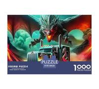 Big Truck 1000 Piece Jigsaw Puzzle for Adults - Monster Truck Unique, Challenging, Family Activity, Collectible, 'What Happens Next' 38x26cm/1000pcs