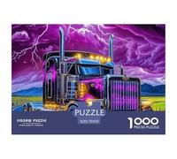 Big Truck 1000 Piece Jigsaw Puzzle for Adults - Monster Truck Unique Design, Challenging, Family Activity, DIY Wall Decor 70x50cm/1000pcs