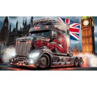 big-truck 1000 Piece Jigsaw Puzzles for Adults Family Challenge Toys Jigsaw Puzzle Home Decors for The Whole for Women, Gifts for Men 38x52cm/1000pcs