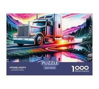 Big Truck 1000 Piece Jigsaw Puzzles Handwork Challenging Adults Age 12 Years Up - Challenge Edition for Home Decor Gifts 70x50cm/1000pcs