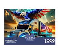 Big Truck, 1000-piece Puzzle, Leisure And Mental Challenge in One, Perfect for Collectors Or Art Lovers, Suitable for Ages 10+, 38x26cm/1000pcs