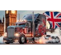 big-truck 1000 Pieces Jigsaw Puzzles for Adults Educational Games Jigsaw Puzzle Home Decoration for The Whole for Women, Gifts for Men 38x52cm/1000pcs