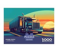 Big Truck 1000 Pieces Jigsaw Puzzles For Adults Family Challenge Toys Stress Relieving Entertainment Exercise The Memory of The Brain for Adults And Kids, Age 12 Years Up 70x50cm/1000pcs