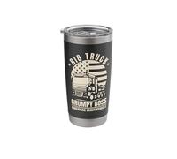 Big Truck Grumpy Boss American Heavy Vehicle Stainless Steel Insulated Tumbler