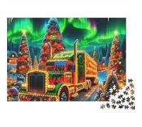 Big Truck Jigsaw Puzzle Car 1000 Pieces Premium Cardstock for Couples Travel Activity Learning Puzzle Puzzle 52x38cm/1000pcs