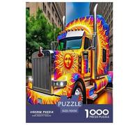 Big Truck Jigsaw Puzzles for Adult Difficult Challenges 1000 Pieces Difficult Hard Jigsaw Puzzles for Man And Woman with Letters on Back 70x50cm/1000pcs