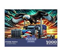 Big Truck Jigsaw Puzzles Puzzle for Adults Kids. 1000 Piece Great Gifts Challenge Toy Educational Game Home Decoration for Adults& Kids Age 14 Years Up 38x26cm/1000pcs