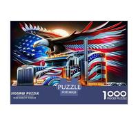 Big Truck Jigsaw Puzzles Puzzle for Adults Kids. 1000 Pieces Great Gifts Challenge Toy Educational Games Home Decoration for Adults& Kids Age 14 Years Up 38x26cm/1000pcs