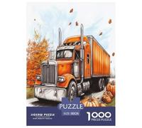 Big Truck Jigsaw Puzzles Puzzles for Adults Kids. 1000 Pieces Great Gifts Challenge Toy Educational Game Home Decoration for Educational Games Gifts 38x26cm/1000pcs