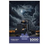 Big Truck Jigsaw Puzzles Puzzles for Adults Kids. 1000 Pieces Impossible Challenge Toy Educational Games Home Decoration for Adults& Kids Age 14 Years Up 70x50cm/1000pcs